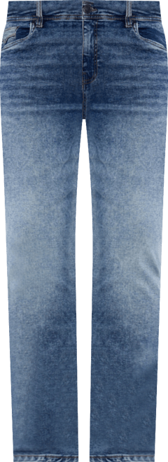 Men's Slim Fit Silicone Back Pocket Jeans