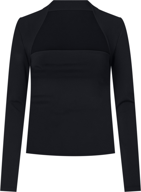 Women's Square Neck Long Sleeve Top