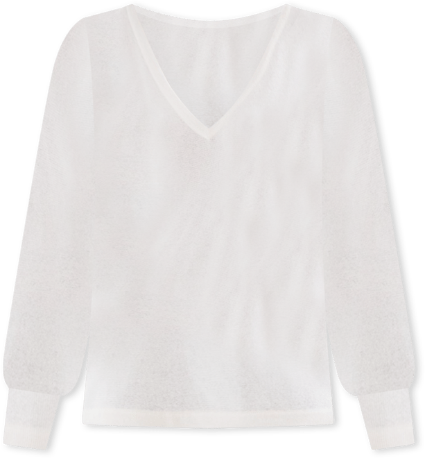 Women's Paros Poncho V-Neck Cashmere Sweater
