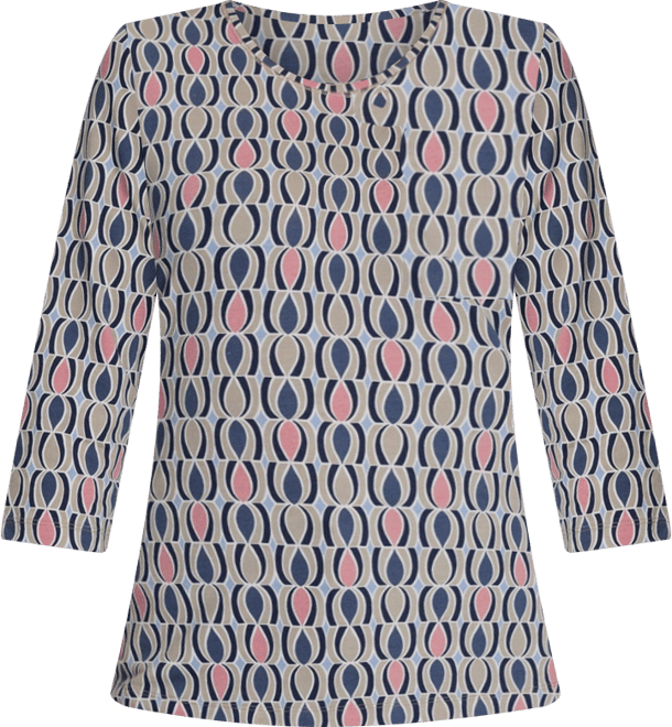 Women's Retro Print T-Shirt