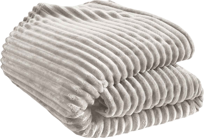 Ribbed Plush Blanket, Full/Queen, Macy's Exclusive