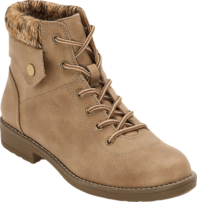 John's Bay Womens Shawn Block Heel Hiking Boots, Color