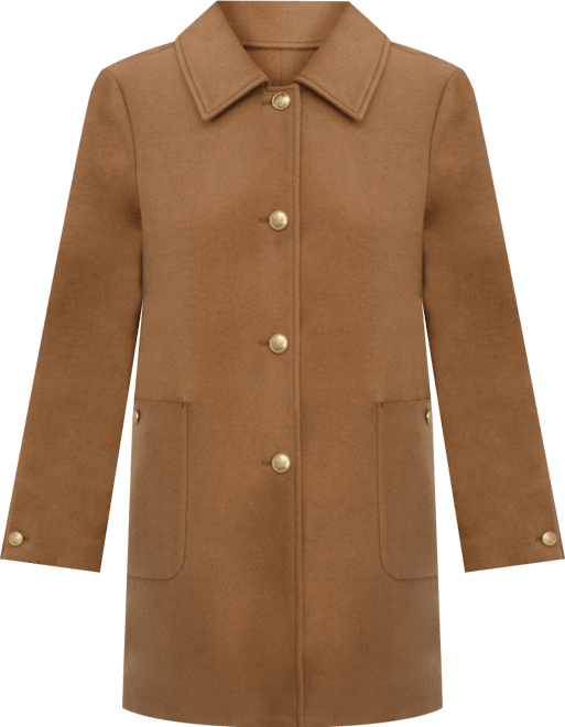 Women's Collared Single-Breasted Coat