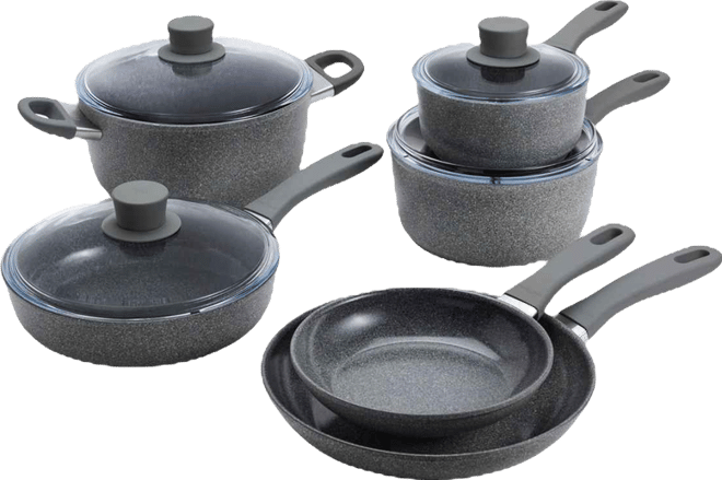 Parma Plus Ceramic Nonstick 10-Pc. Cookware Set