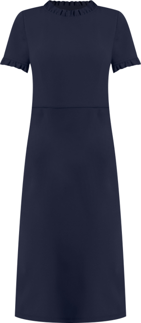 Women's Ruffled-Trim Sheath Dress