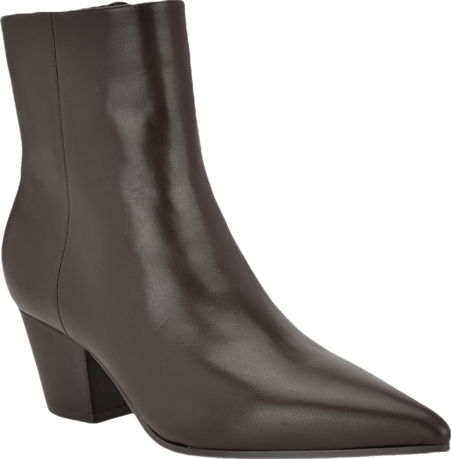 Women's Savie Leather Block Heel Booties