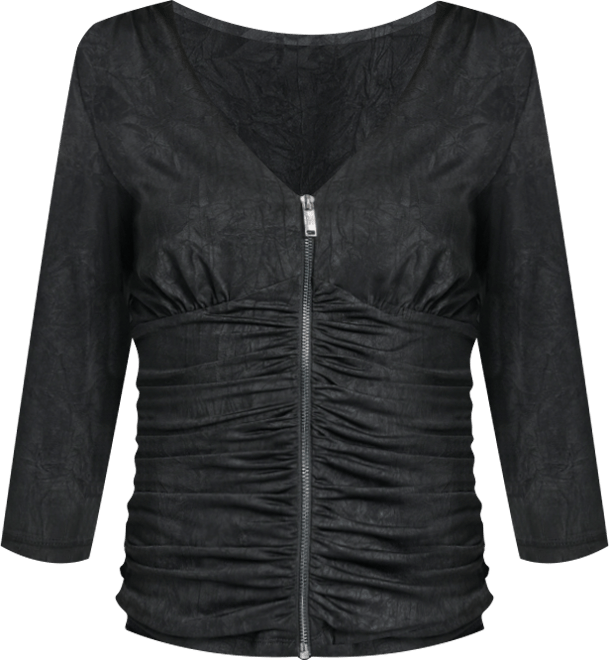 Women's 3/4-Sleeve V-Neck Top