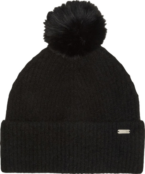 Women's Caught Brushed Fine Rib Knit Beanie