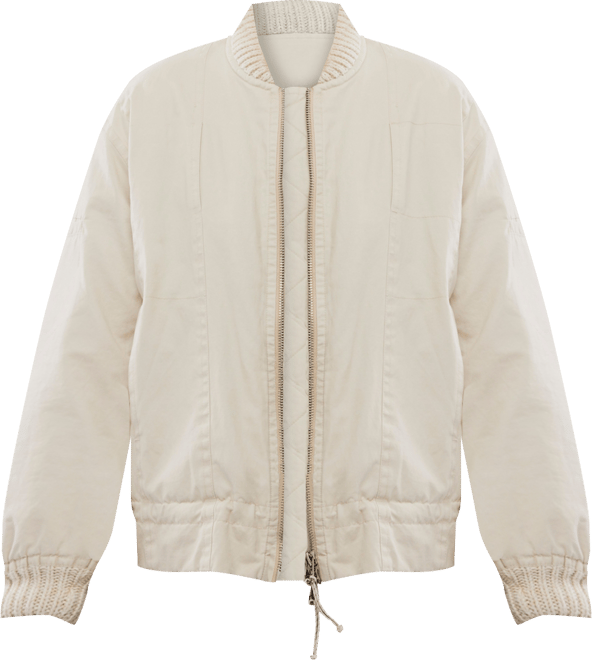 Women's Jax Washed Bomber Long Sleeve Jacket