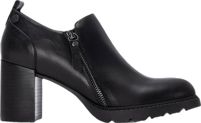 Women's Zipper Block Heel Pumps By 