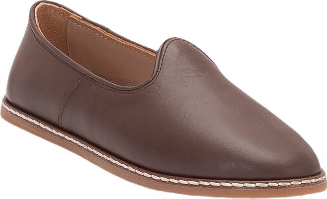 Dalya Leather Slip On Flats (Women)