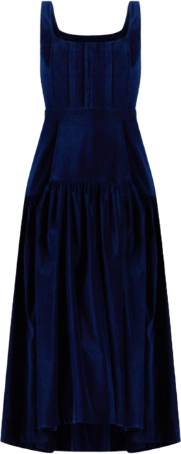 Alice and Olivia Diana Velvet Midi Dress | Bloomingdale's Women