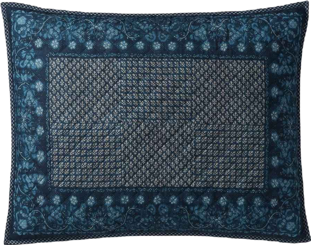 Beckett Diamond-Stitched Cotton Sham, Standard