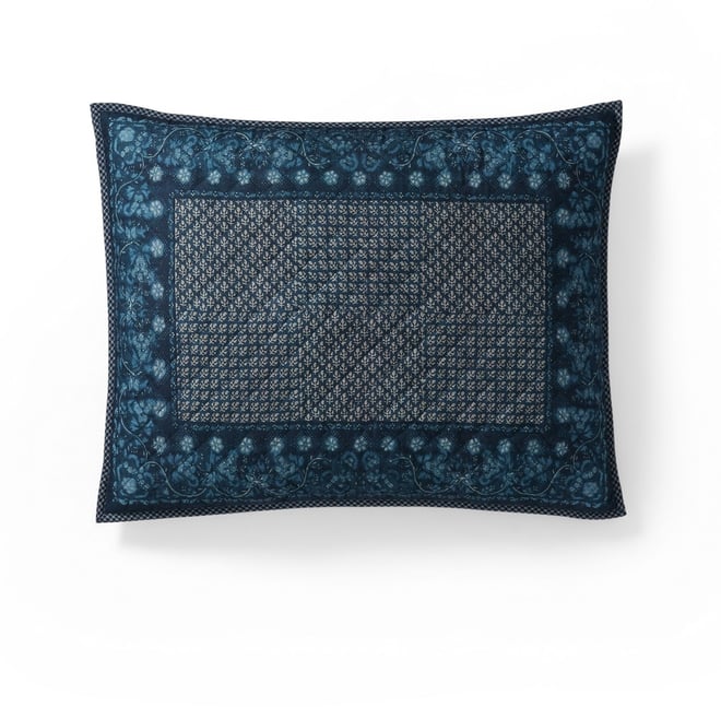 Beckett Diamond-Stitched Cotton Sham, King