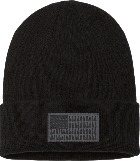 Men's Tree Flag Cuffed Beanie Hat