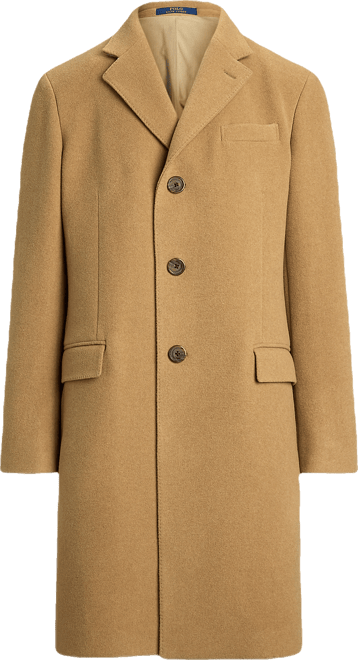 Men's Tailored Melton Topcoat