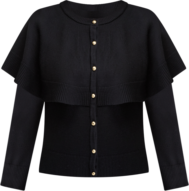 Trendy Plus Size Cape-Overlay Cardigan, Macy's Exclusive