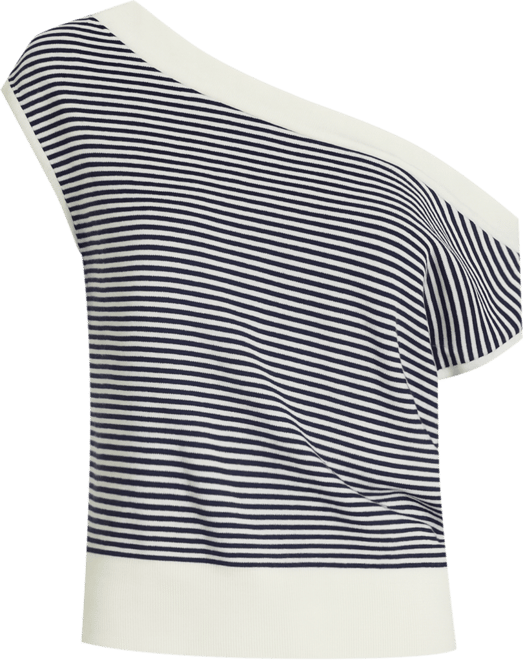 Women's Lottey Striped Off Shoulder Knit Top