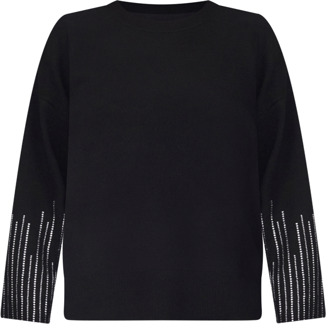 Women's Rhinestone Long Sleeve Sweater