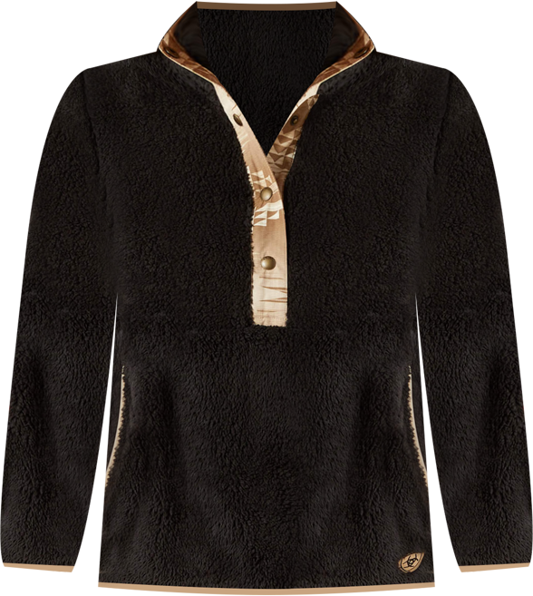 Women's Berber Snap Front Sweatshirt