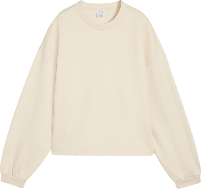 PUMA Wardrobe Essentials Oversized Crew Neck Sweatshirt
