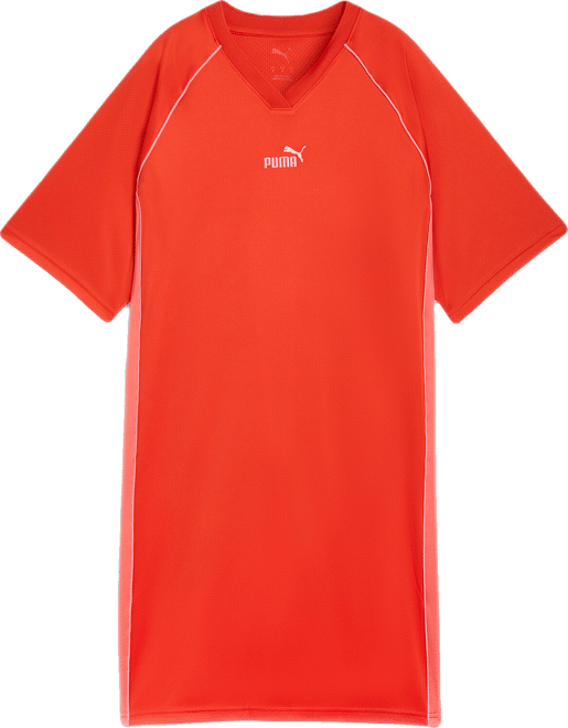 PUMA Essentials Animal Print Soccer Jersey Dress