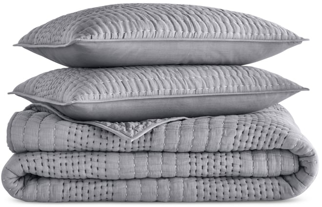 Pick Stitch 3-Pc. Coverlet Set, King, Exclusively for Macy's