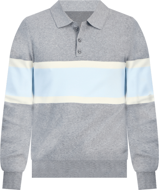 Men's Varsity-Stripe Polo Sweater, Macy's Exclusive