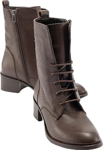 Lana Leather Block Heel Boot (Women)