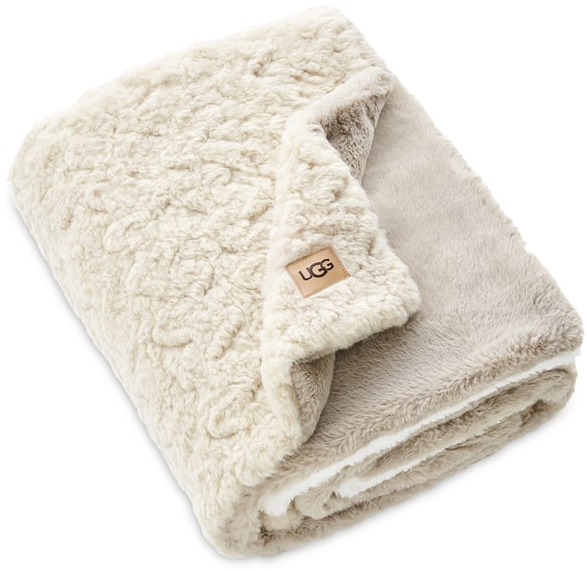 Orly Mixed Faux-Fur Throw, 50" x 70"