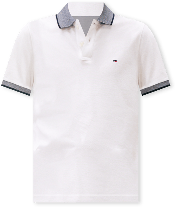 Men's Regular-Fit Tipped Linen Polo Shirt