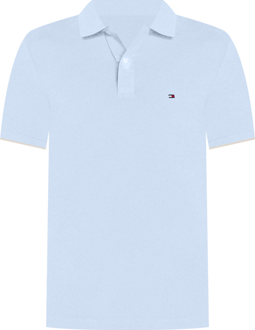 Men's Regular-Fit Tipped Linen Polo Shirt