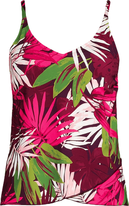 Women's Dd-Cup Tulip Hem Tankini Top