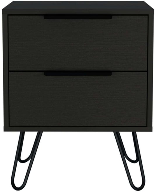 Streamdale Augusta 2 Nightstand, Four Legs, Two Drawers