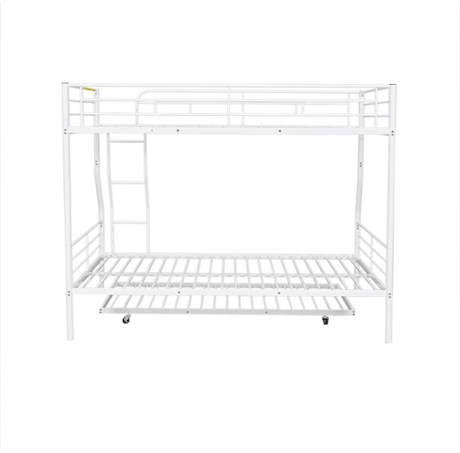 Streamdale Full Xl Over Queen Metal Bunk Bed With Trundle