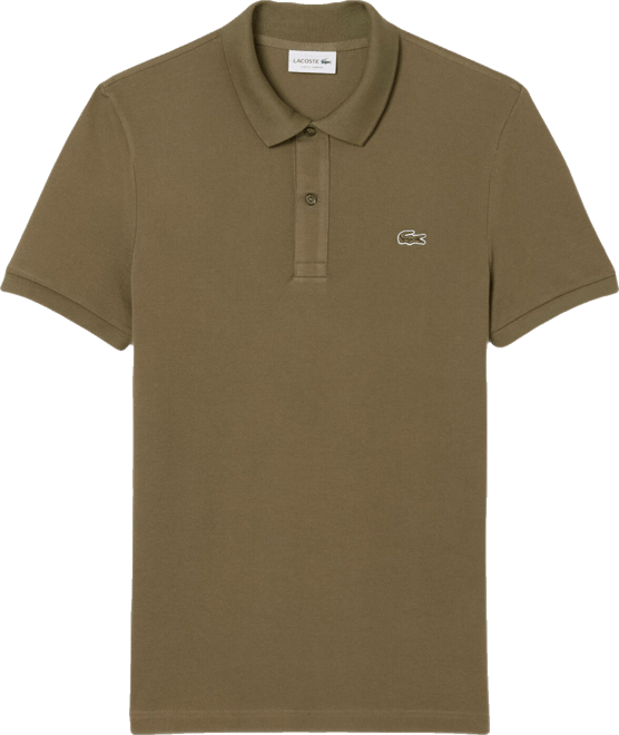 Men's Slim Fit Short Sleeve Ribbed Polo Shirt