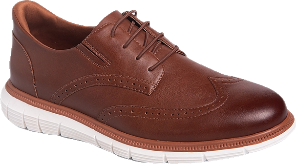 Hill Street Hands-Free Slip On Technology Leather Wingtip Oxfords