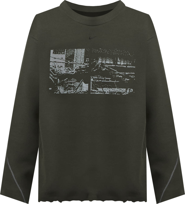 Nike Tech Men's Fleece Crew with Reflective Accents