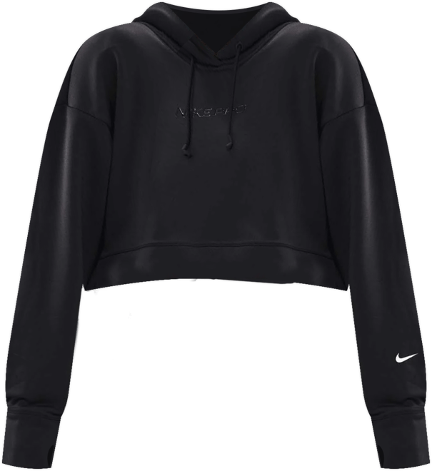 Nike Pro Sudadera con gorro de tejido Fleece Therma-FIT para mujer