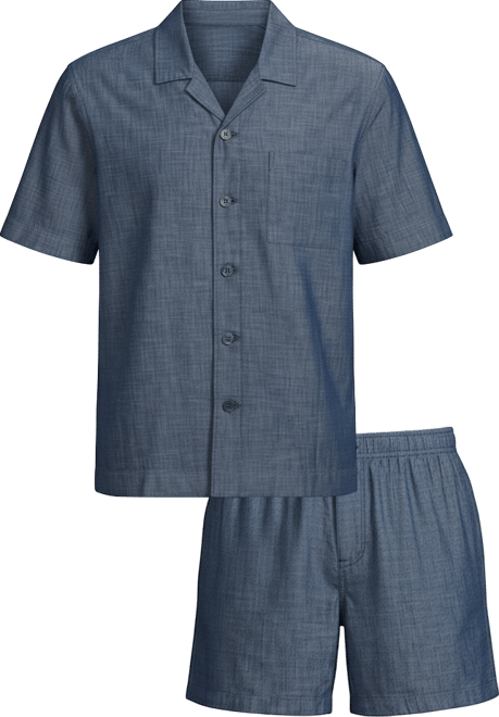 Men's Short Sleeve Essential Short Sleep Set