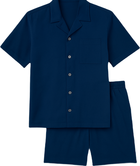 Men's Short Sleeve Essential Short Sleep Set