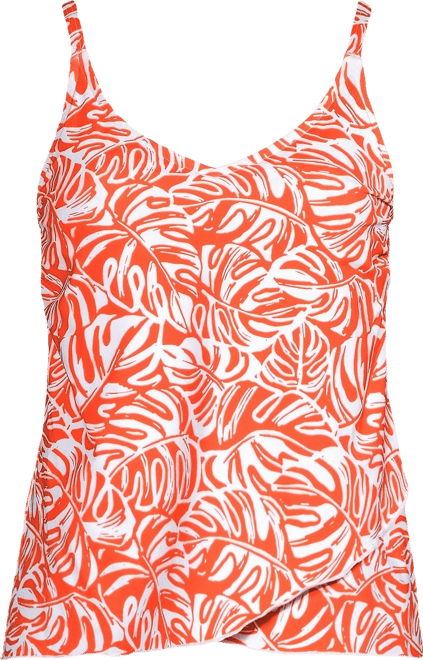 Women's Dd-Cup Tulip Hem Tankini Top