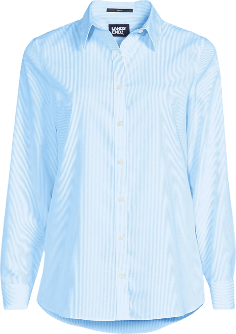 Petite No Iron Button Front Shirt