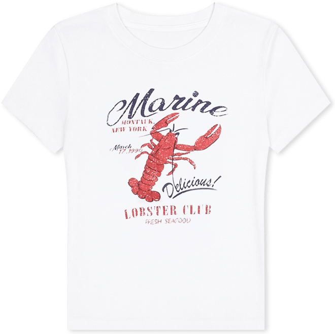 Womens Lobster Club T Shirt
