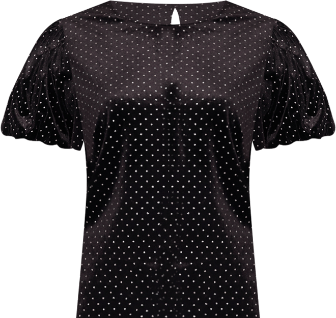 Women's Bubble Sleeve Knit Top