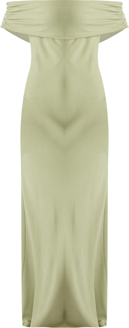 Women's Bardot Gathered Crepe Bridesmaid Dress