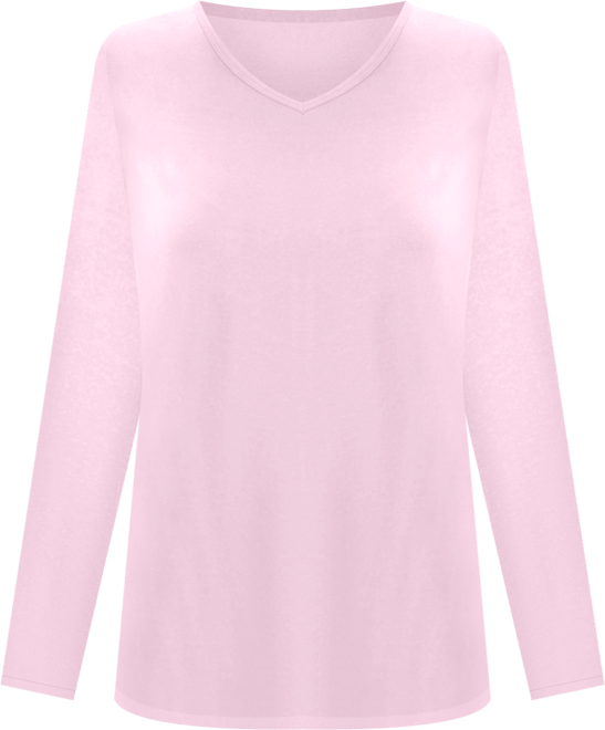 Plus Size Within Perfect Long-Sleeve V-Neck Tee