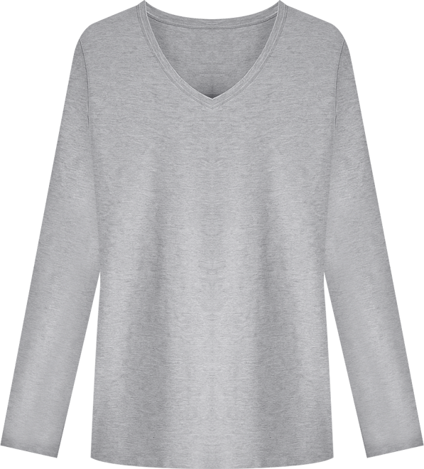 Plus Size Within Perfect Long-Sleeve V-Neck Tee