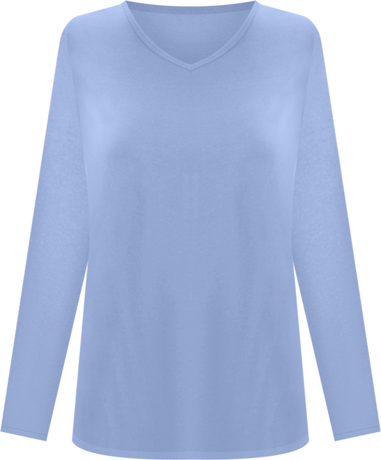 Plus Size Within Perfect Long-Sleeve V-Neck Tee