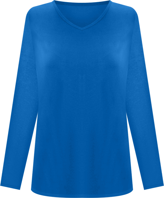 Plus Size Within Perfect Long-Sleeve V-Neck Tee
